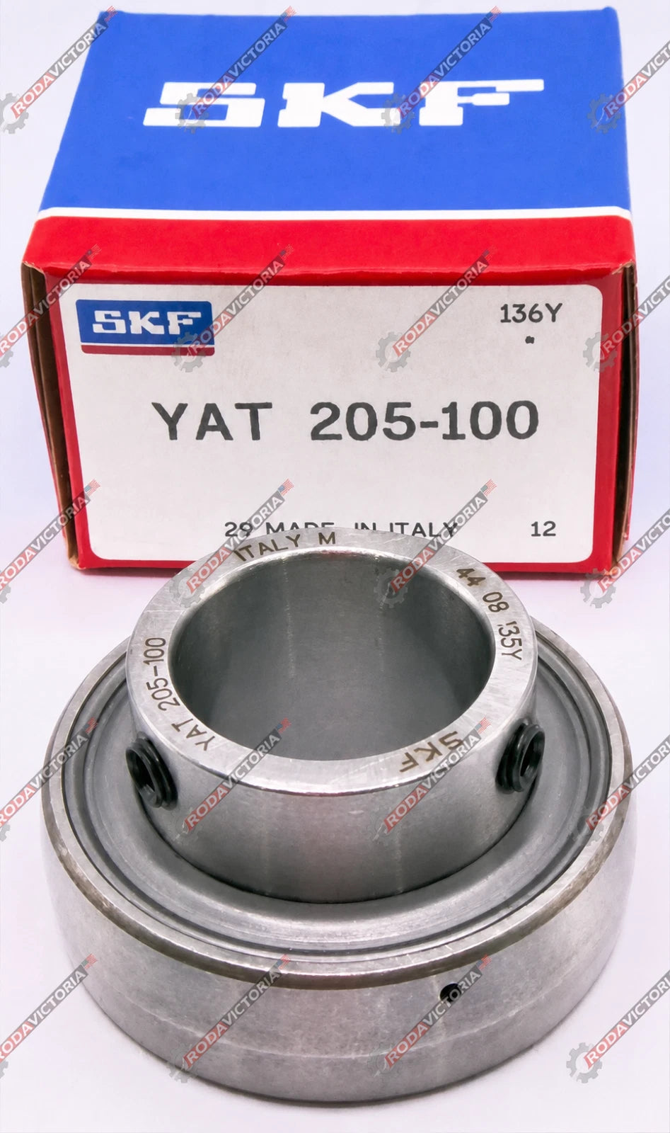 SKF YAT205-100 Insert Ball Bearing 1" Bore GAY100 NPP-B-AS2/V 25.4x52x27.2 mm