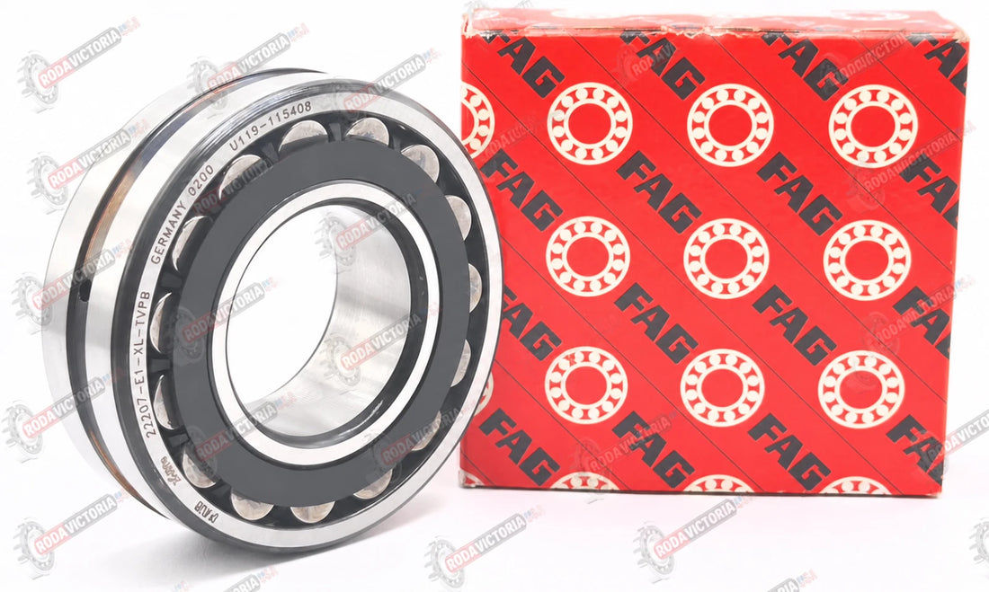 FAG 22207 E1 XL TVPB C3 Spherical Roller Bearing Tapered Bore 35x72x23 mm