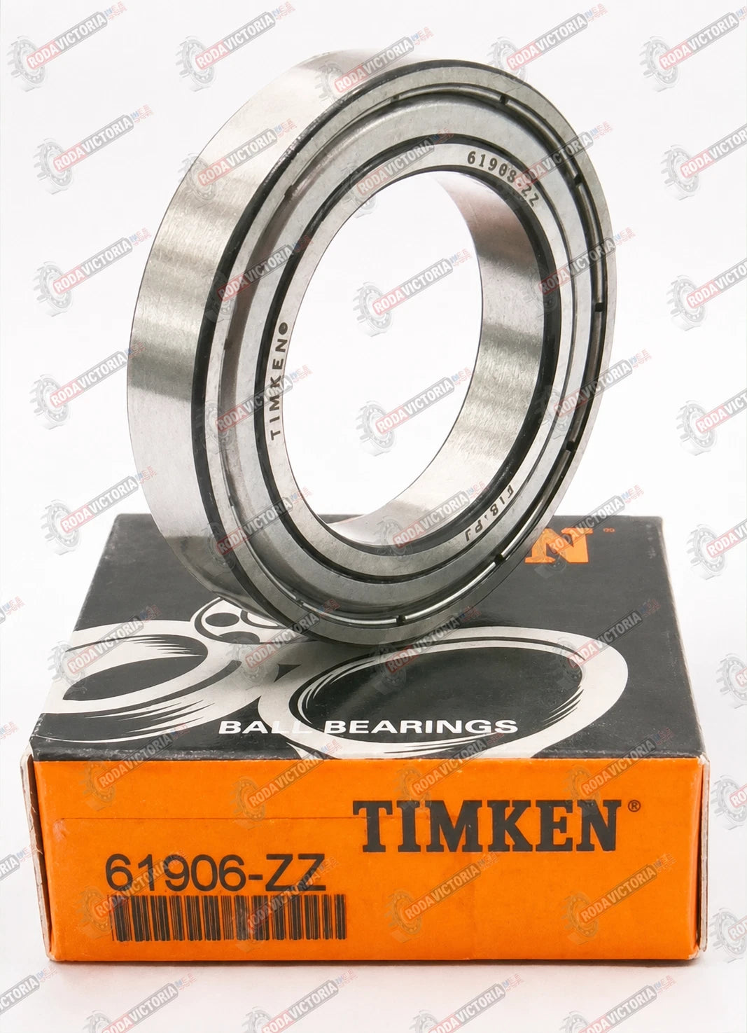 Timken 61906 ZZ Deep Groove Ball Bearing, Metal Shielded 6906 ZZ 2Z 30x47x9 mm