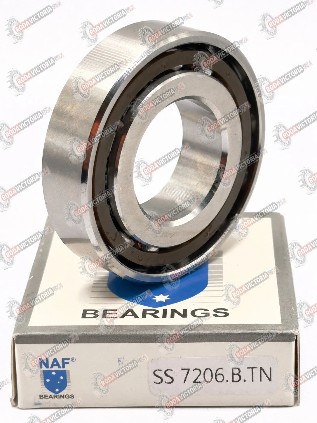 NAF SS 7206 B TN Stainless Angular Contact Ball Bearing 30x62x16 mm