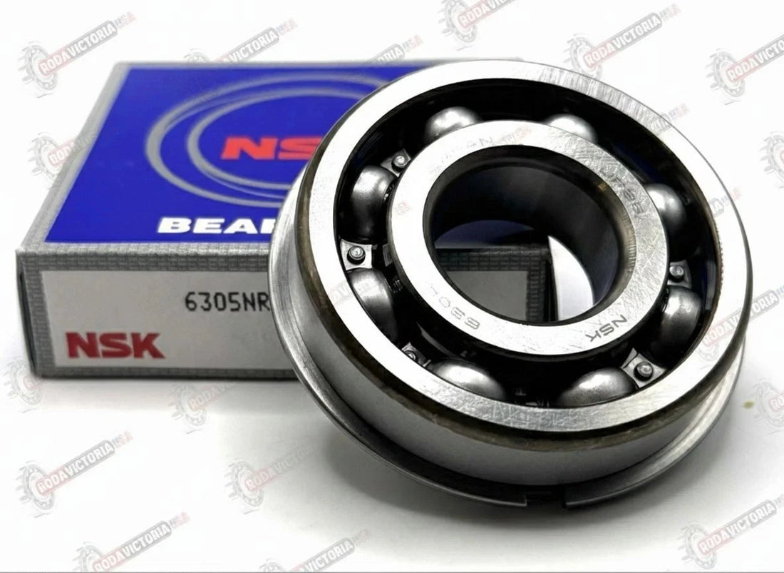 NSK 6305 NR C3 Deep Groove Ball Bearing + Snap Ring 25x62x17 mm