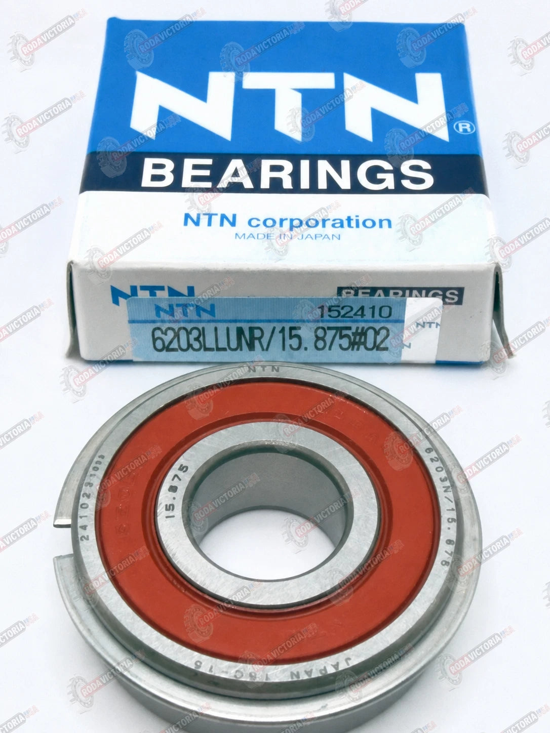 NTN 6203 LLU NR/15.875 Deep Groove Ball Bearing 6203 5/8" 15.875x40x12 mm