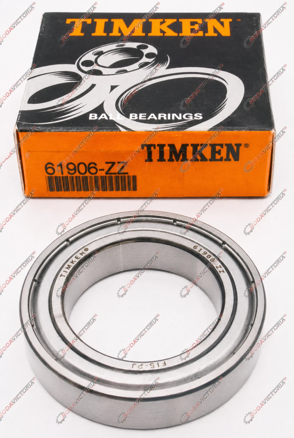 Timken 61906 ZZ Deep Groove Ball Bearing, Metal Shielded 6906 ZZ 2Z 30x47x9 mm
