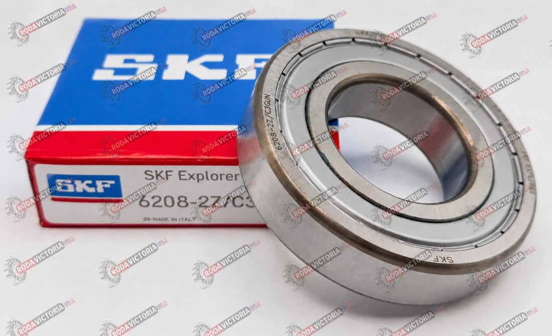 SKF 6208 2Z C3 GJN Deep Groove Ball Bearing Shielded High Temp 40x80x18 mm