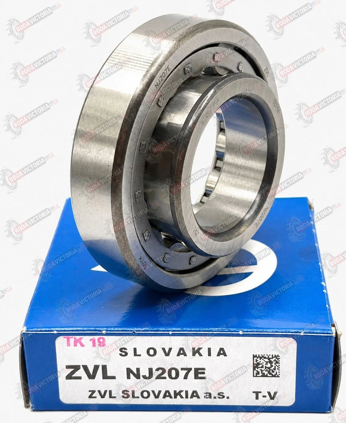 ZVL NJ207 E Cylindrical Roller Bearing Reinforced 35x72x17 mm