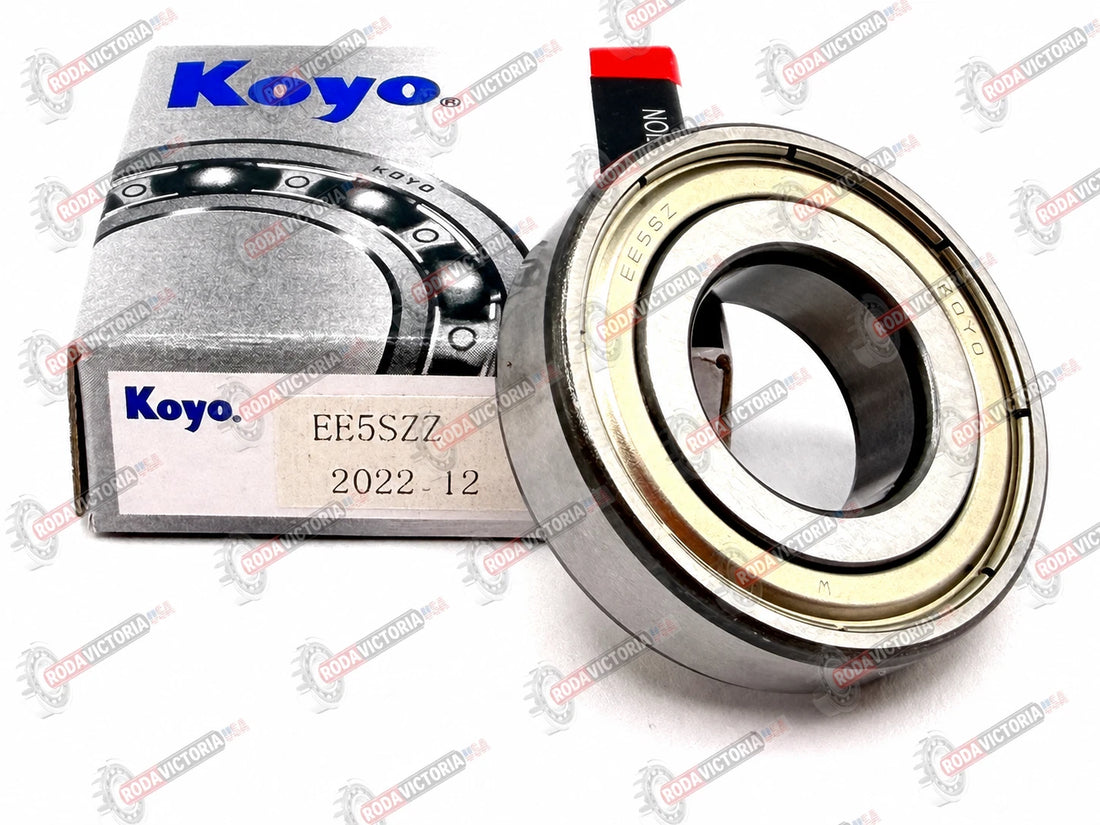 Koyo EE5 SZZ R10 ZZ Deep Groove Ball Bearing, Shielded 5/8”x1 3/8”x11/32” mm