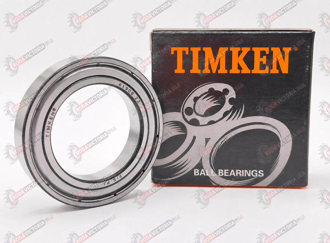 Timken 61906 ZZ Deep Groove Ball Bearing, Metal Shielded 6906 ZZ 2Z 30x47x9 mm