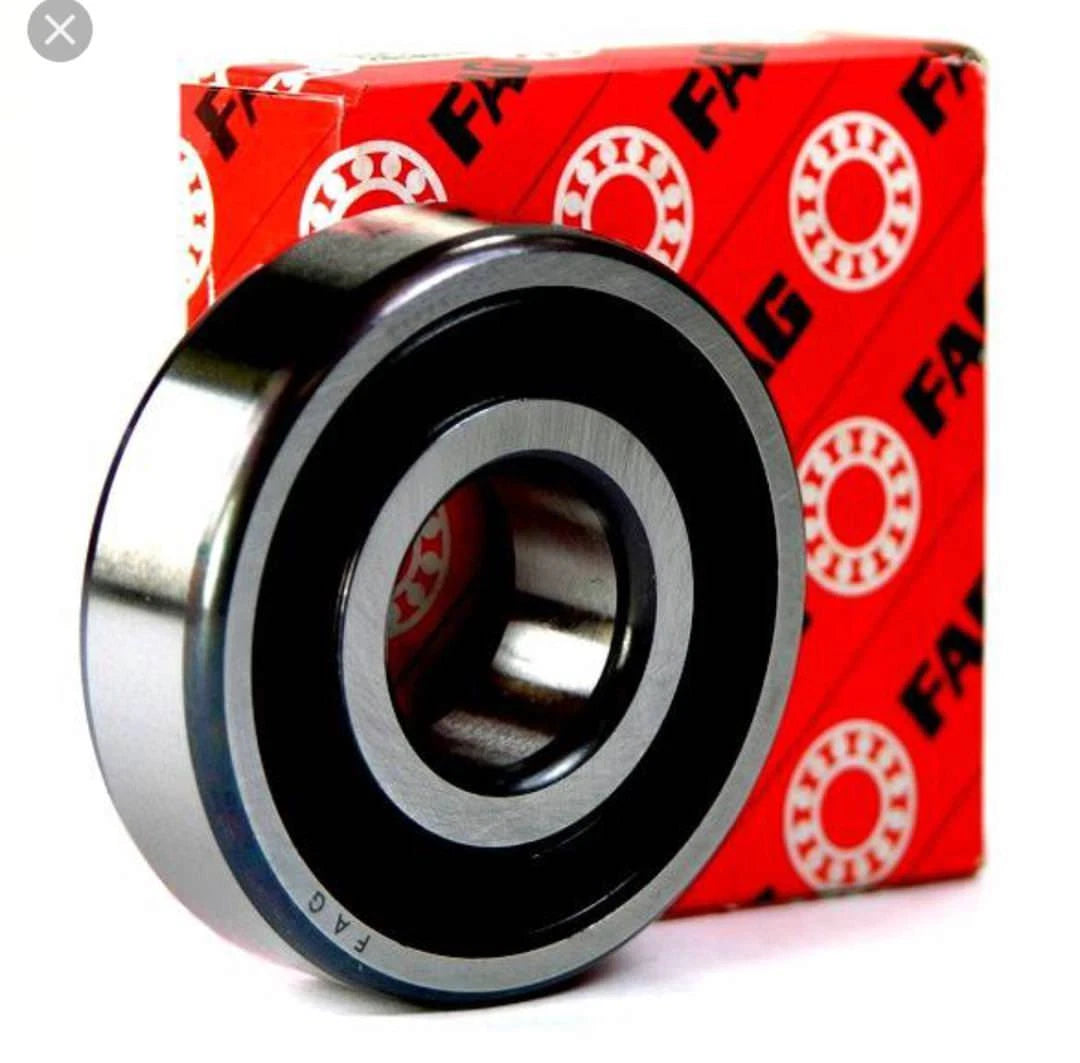 FAG 6004 2RS Deep Groove Ball Bearing, Rubber Sealed 20x42x12 mm