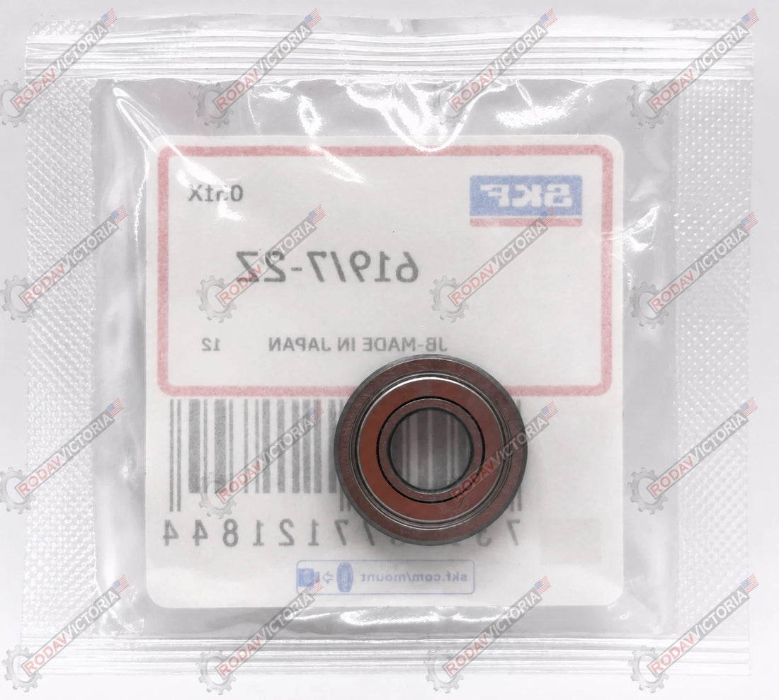 SKF 619/7 2Z Miniature Deep Groove Ball Bearing, Metal Shielded 7x17x5 mm