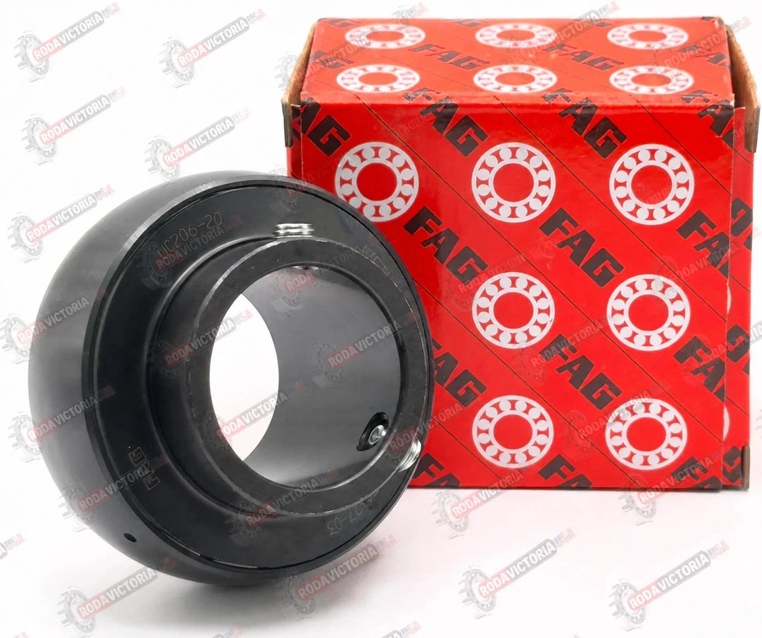 FAG UC206-20 Insert Ball Bearing YAR206-104-2F 1-1/4" ID 31.75x62x38.1 mm