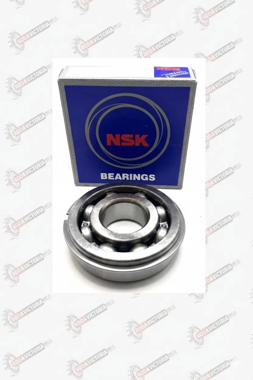 NSK 6305 NR C3 Deep Groove Ball Bearing + Snap Ring 25x62x17 mm