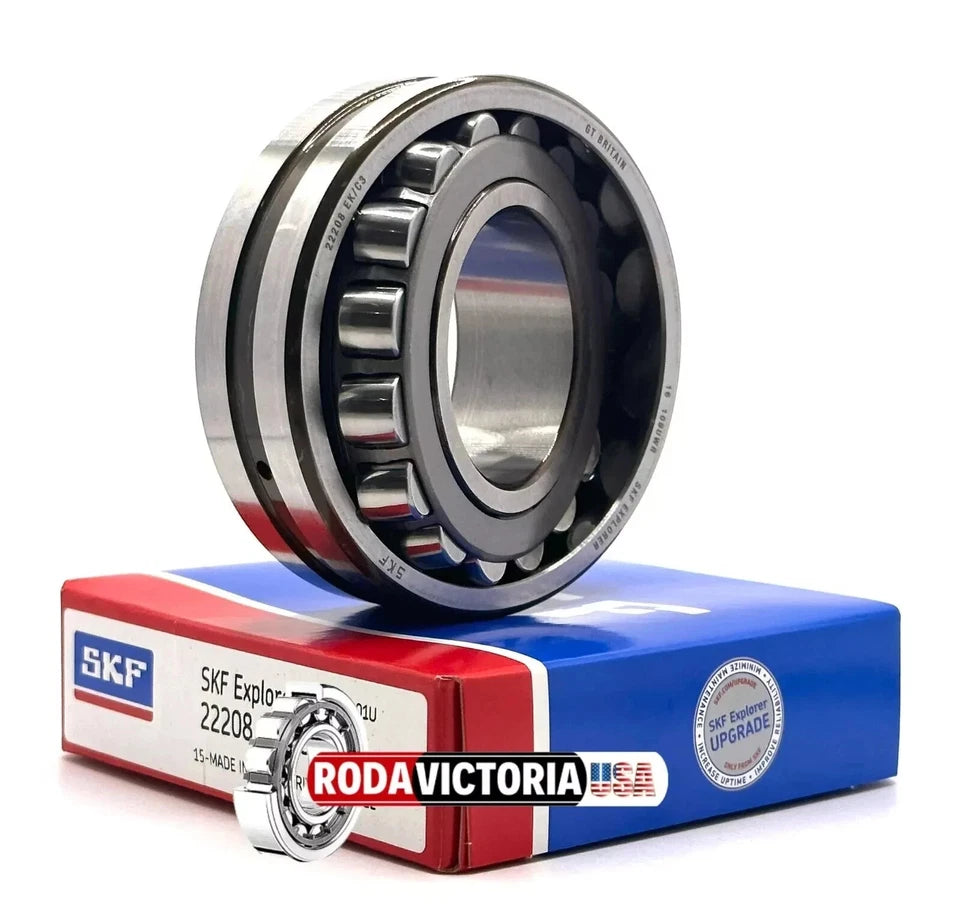 SKF Explorer 22208 E C3 Spherical Roller Bearing 40x80x23 mm