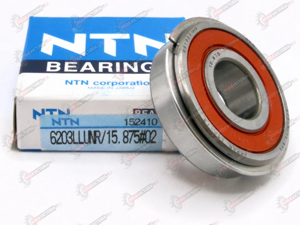 NTN 6203 LLU NR/15.875 Deep Groove Ball Bearing 6203 5/8" 15.875x40x12 mm