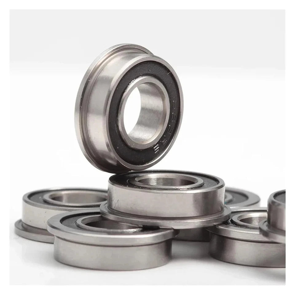 QTY.02 ZEN F688 2RS Flanged Deep Groove Ball Bearing, Rubber Sealed 8x16x5 mm